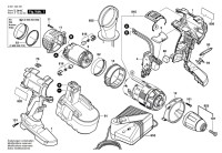 Bosch 3 601 J94 301 Gsb 18 Ve-2 Cordl Perc Screwdr 18 V / Eu Spare Parts